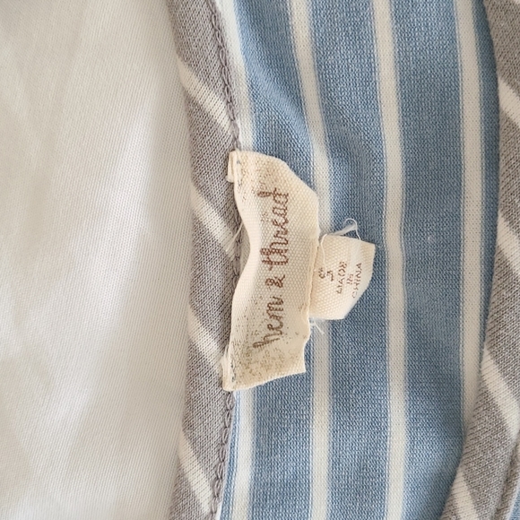 Blue and grey stripped dress - Picture 4 of 7